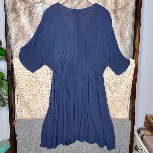 Wendy Bellissimo Navy Embroidered Dress - Picture 3 of 3